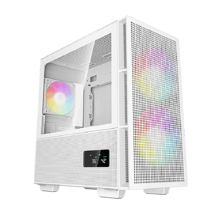 Deep Cool CH360 DIGITAL White M-ATX Airflow Case